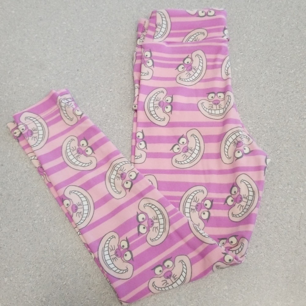 (NWOT)LuLaRoe Disney S/M Kids Cheshire Cat Leggins